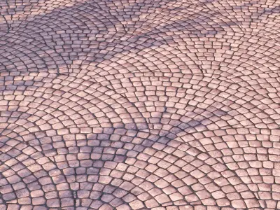 Mrf Pavement Set10 Low-poly 3D model