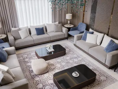 Modern Reception Free 3D model