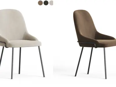 Queen Side Chair Jarrett 3D model