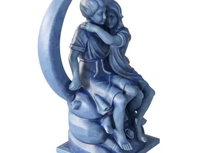 love statue 3D model
