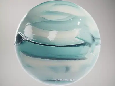 HQ PBR Textures Set Abstract Swirled Ceramic Glossy Texture