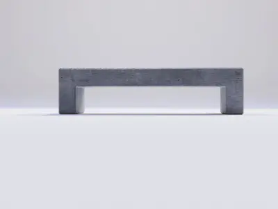 Concrete Bench 3D model