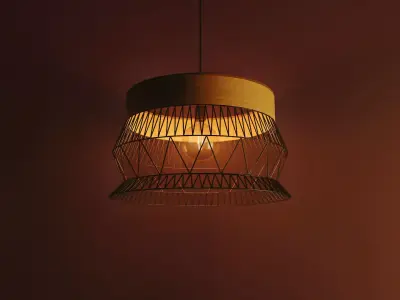Ceiling Lamp - Industrial style 3D model