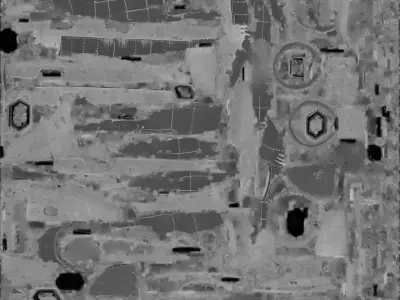 White Shark Military Submarine 3D Model Dieselpunk Naval Vessel Low-poly 3D model