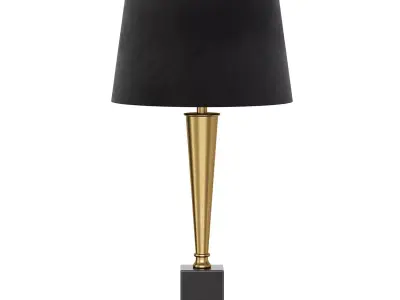 Black Marble Lamps by Lamplus 3D model