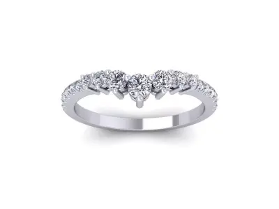 Light Woman Ring 3d Model and Render  3D print model purchase