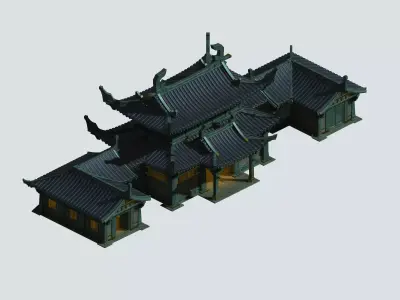 Game Underground Palace - Si San Gong 01 3D model