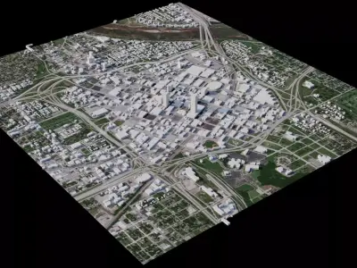 Tulsa - USA 3D model