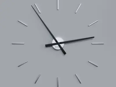 Wall Clock BsB Design Segments 3D model