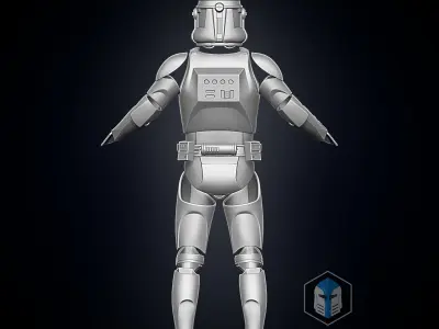Phase 2 Clone Trooper Armor 3D print model