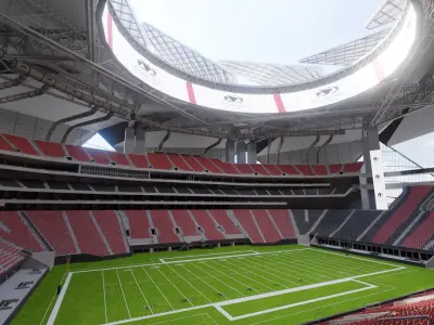 Mercedes benz Stadium 3D model