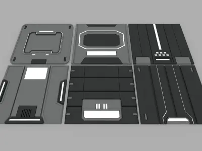 SCI-FI 3DS MAX 2015 6 MODEL 3D model