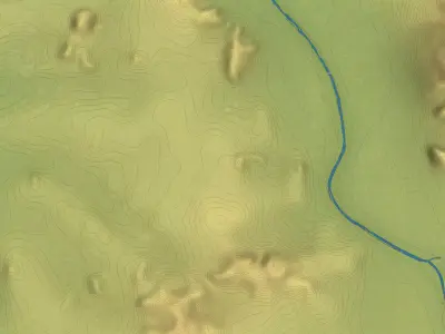 Cheongju - 3D City Topography Terrain 3D Model Pack