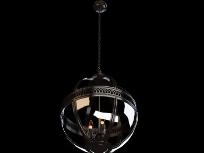 Victorian Hotel Pendant 3D model