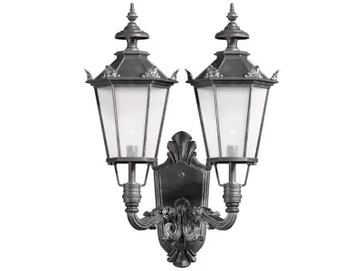 Classical Outdoor wall Lamp Lantern Streetlight Sconce 3D model buy