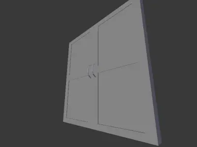 Doors Free low-poly 3D model