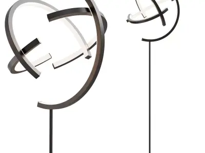 roche bobois atom floor lamp 3D model