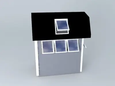 Garden Bedoffice shed Free 3D model