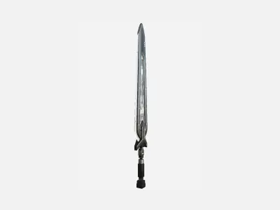 SciFi Sword B10 Metal - Sci Fi Weapon Design Low-poly 3D model