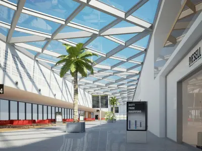  Airport Departures Lounge 