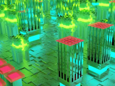 futuristic city 3D model