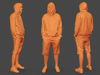 Stylized Man Character 3D model