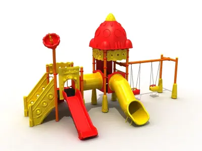 Space Metal Playground 056 3D model