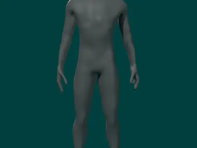 Unknown creature Low-poly 3D model