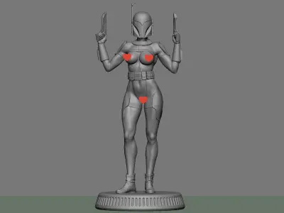 Bo-Katan Kryze NSFW 3D print model