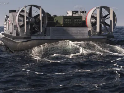  Landing Craft Air Cushion and US Tanks 