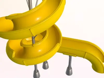 Body Water Slide 3D model