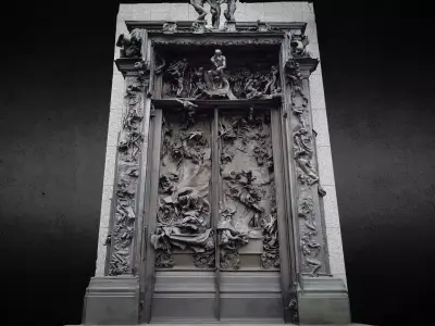 Rodin Gates of Hell photogrammetry scan 3D model