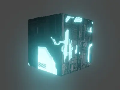 Space Cube 3D model
