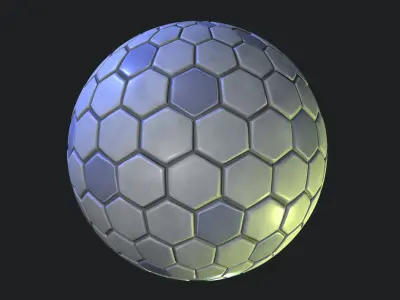 Stylized Floor Tiles Material 06 Texture
