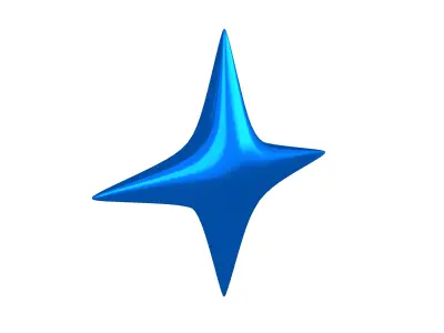 Sparkle v1 009 Low-poly 3D model