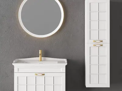 Modern Bathroom Cabinet  No  078 3D model