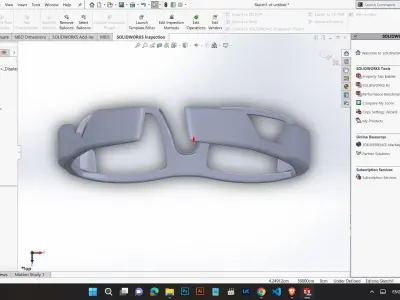 Black Ray Ban Smart Glasses Dark Grey 3D model for printing 3D print model