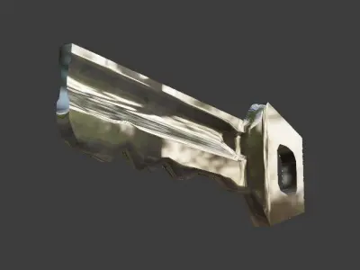 Door key Free 3D model