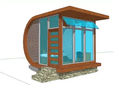 Creative Design-Holiday Cabin-025 3D model