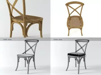 Madeleine chair 3D model