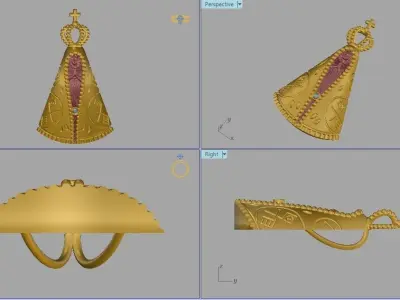 NOSSA SENHORA OUR LADY APARECIDA 3D print model 3D print model