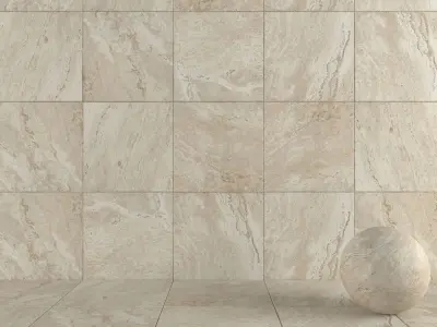 Stone Wall Tiles Antico Sand 80x80 Set 1 Texture