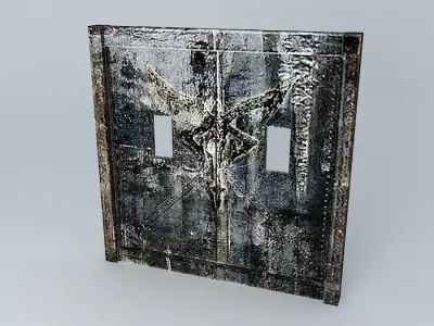 Resident Evil 4 Los Illuminados Door... Free 3D model