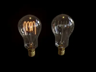 Candelabra Bulb 3D model