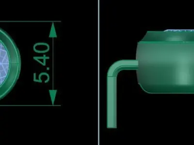 4mm Bezel Tennis Bracelet Links 3D print model