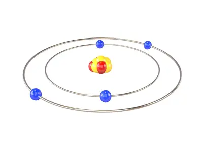 Beryllium Chemical Element v1 001 Low-poly 3D model