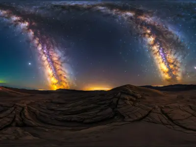 8K HDR Milky Way Galaxy View Background 3D model