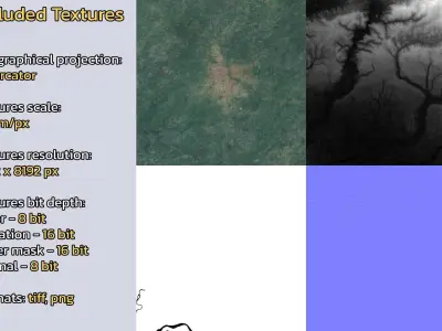 Benin City Nigeria City Landscape 3D Model 3D model