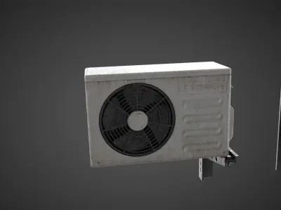 Cool Breeze AC Units for Ultimate Comfort Low-poly 3D model