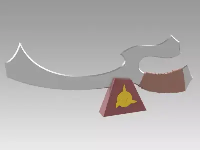 Star Trek First Contact Klingon Mekleth cosplay prop  3D model